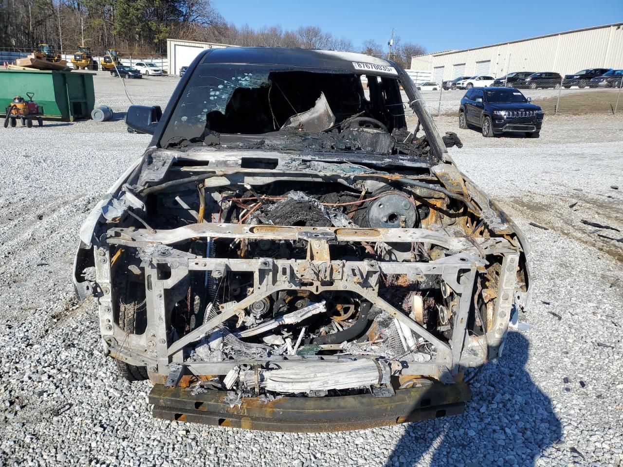 2015 Chevrolet Tahoe VIN 1GNLC2EC7FR699349 Copart auction photo, burn damage thumbnail 5