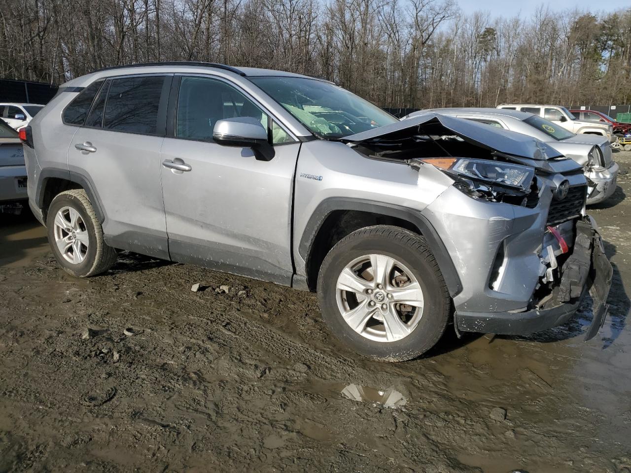 2020 Toyota RAV 4 VIN JTMRWRFV6LD065820 Copart auction photo, front end damage thumbnail 4