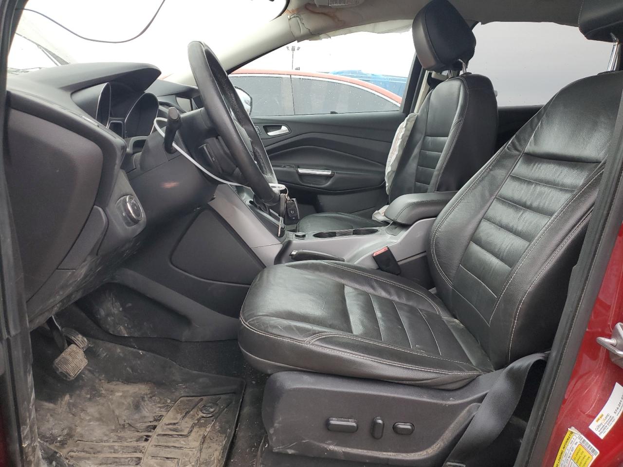 2015 Ford Escape VIN 1FMCU9G92FUA40779 Copart auction photo, side / front end damage thumbnail 7