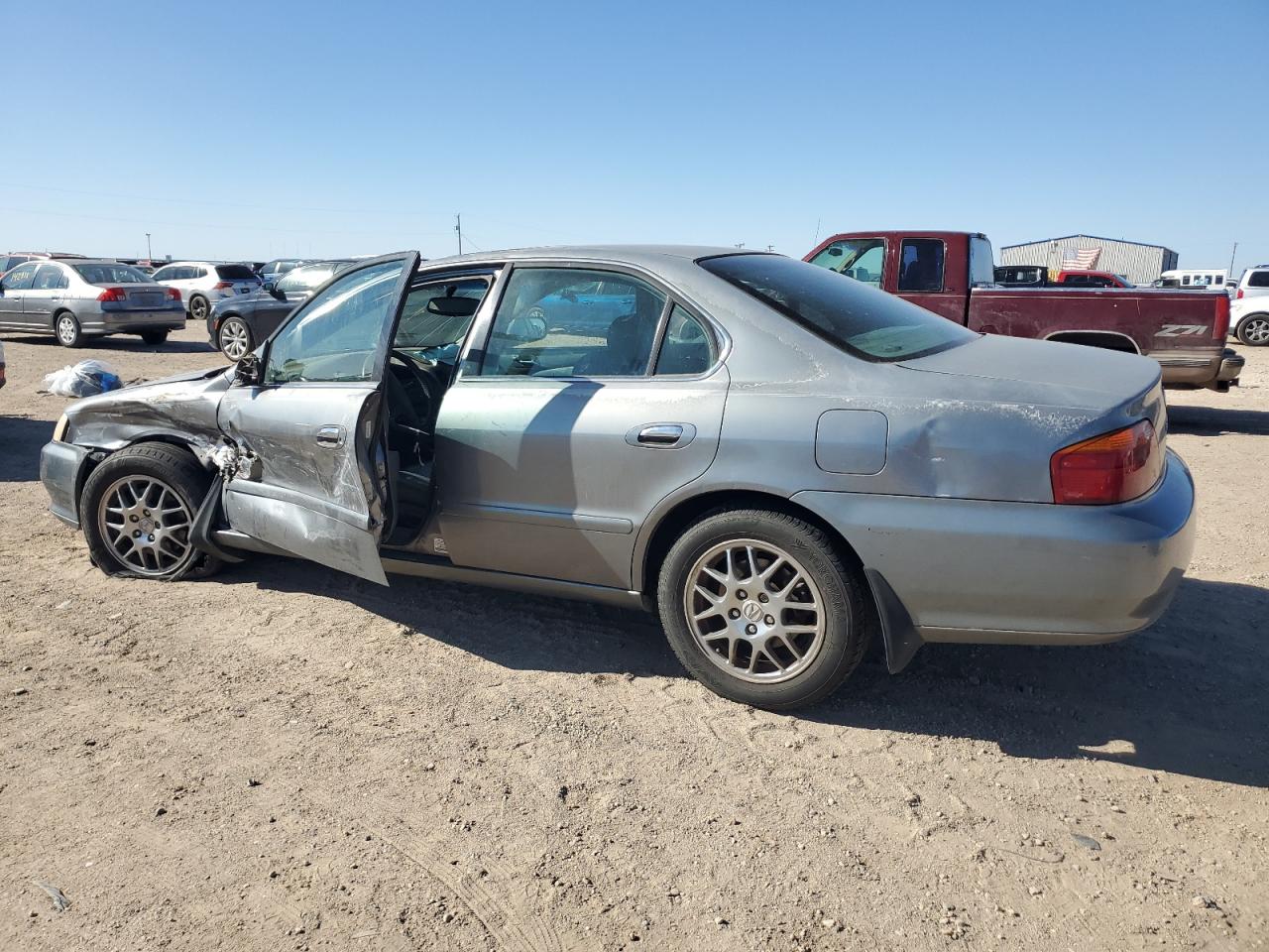 2000 Acura TL VIN 19UUA5661YA043860 Copart auction photo, front end / side damage thumbnail 2