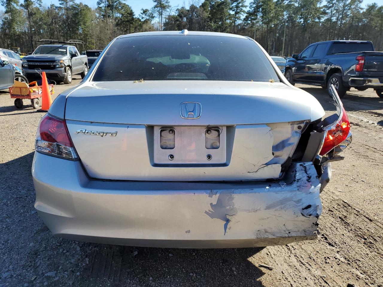 2009 Honda Accord VIN 1HGCP26889A085714 Copart auction photo, rear end damage thumbnail 6