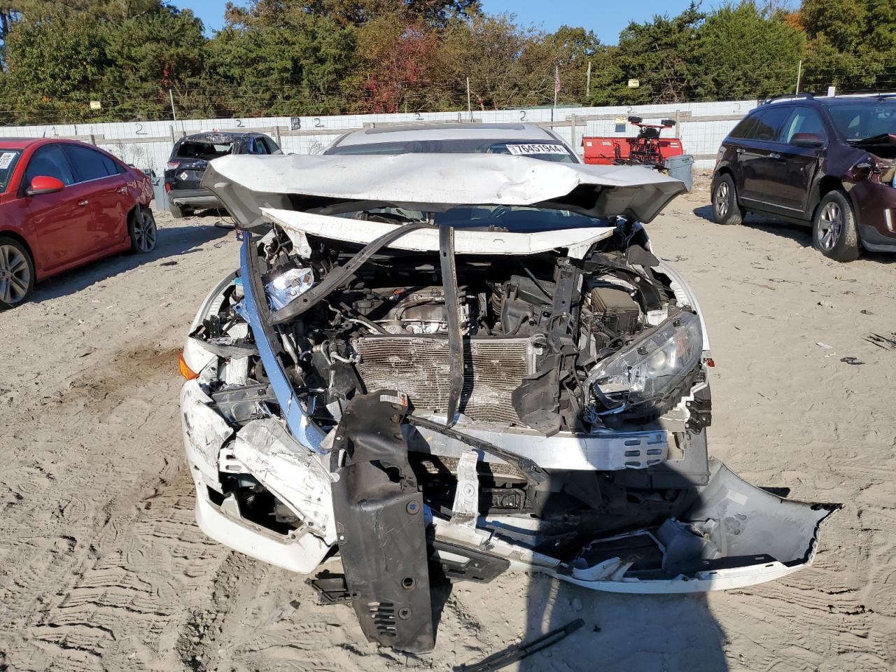 2016 Honda Civic VIN 19XFC2F73GE248021 Copart auction photo, mechanical / front end damage thumbnail 5