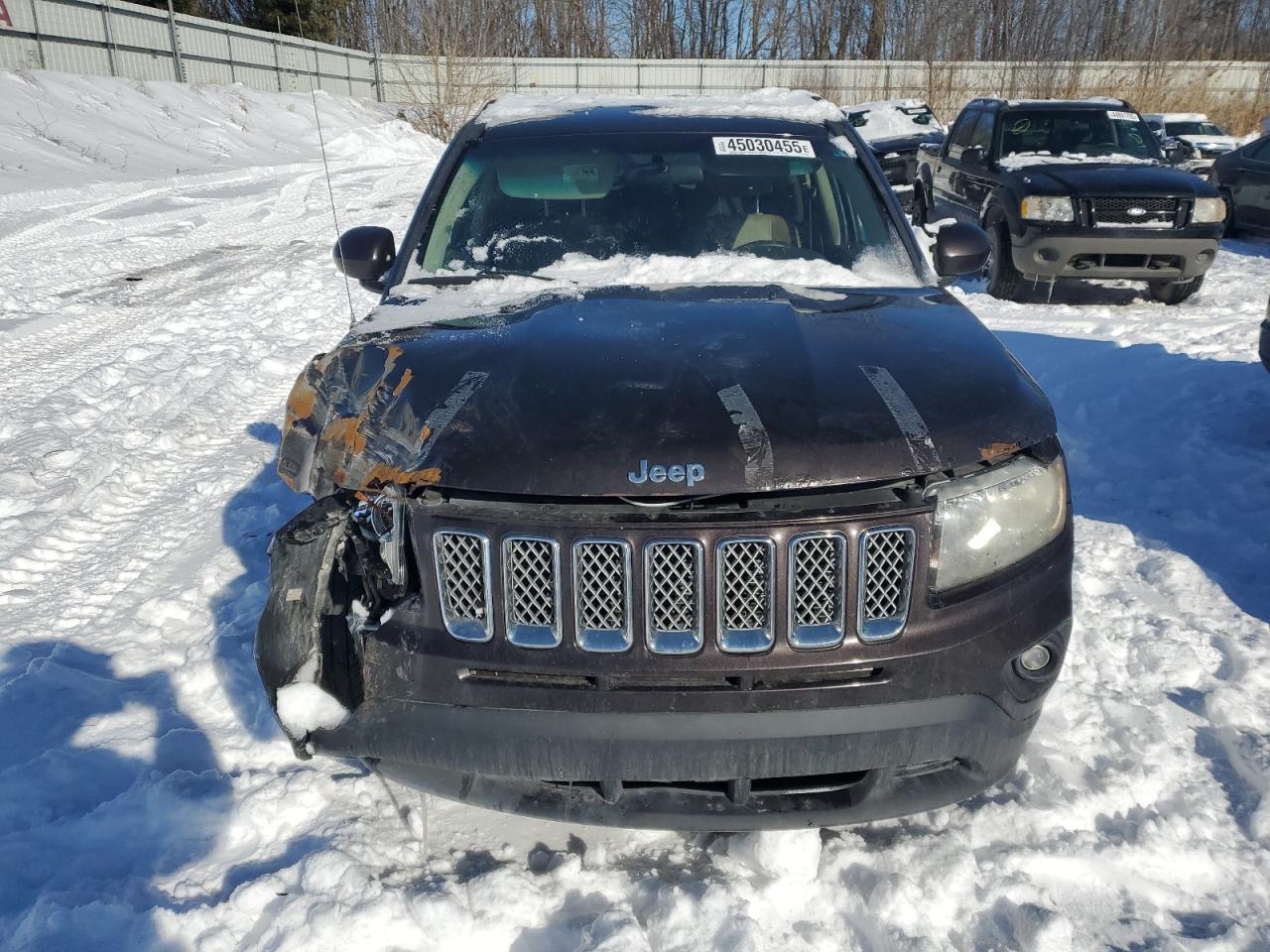 2014 Jeep Compass VIN 1C4NJDEB9ED600097 Copart auction photo, all over damage thumbnail 5