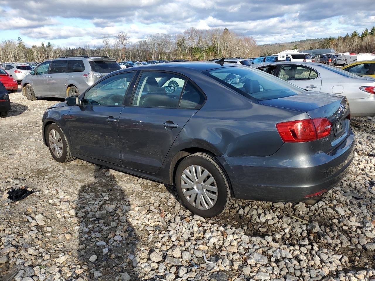 2014 Volkswagen Jetta VIN 3VWD17AJ9EM247016 Copart auction photo, front end / minor dent/scratches damage thumbnail 2
