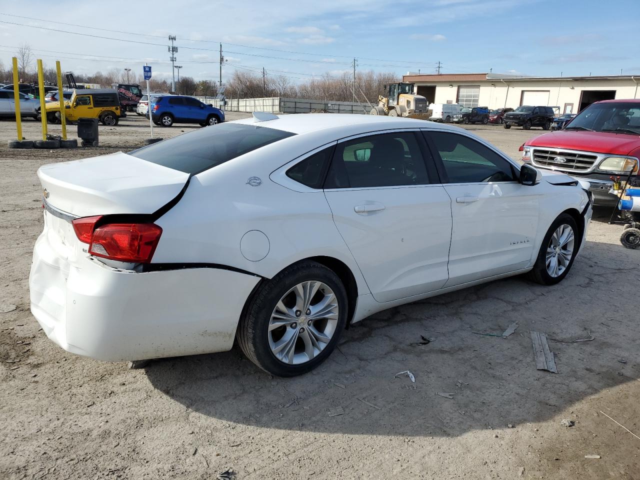 2015 Chevrolet Impala VIN 1G1125S30FU136738 Copart auction photo, front end / rear end damage thumbnail 3