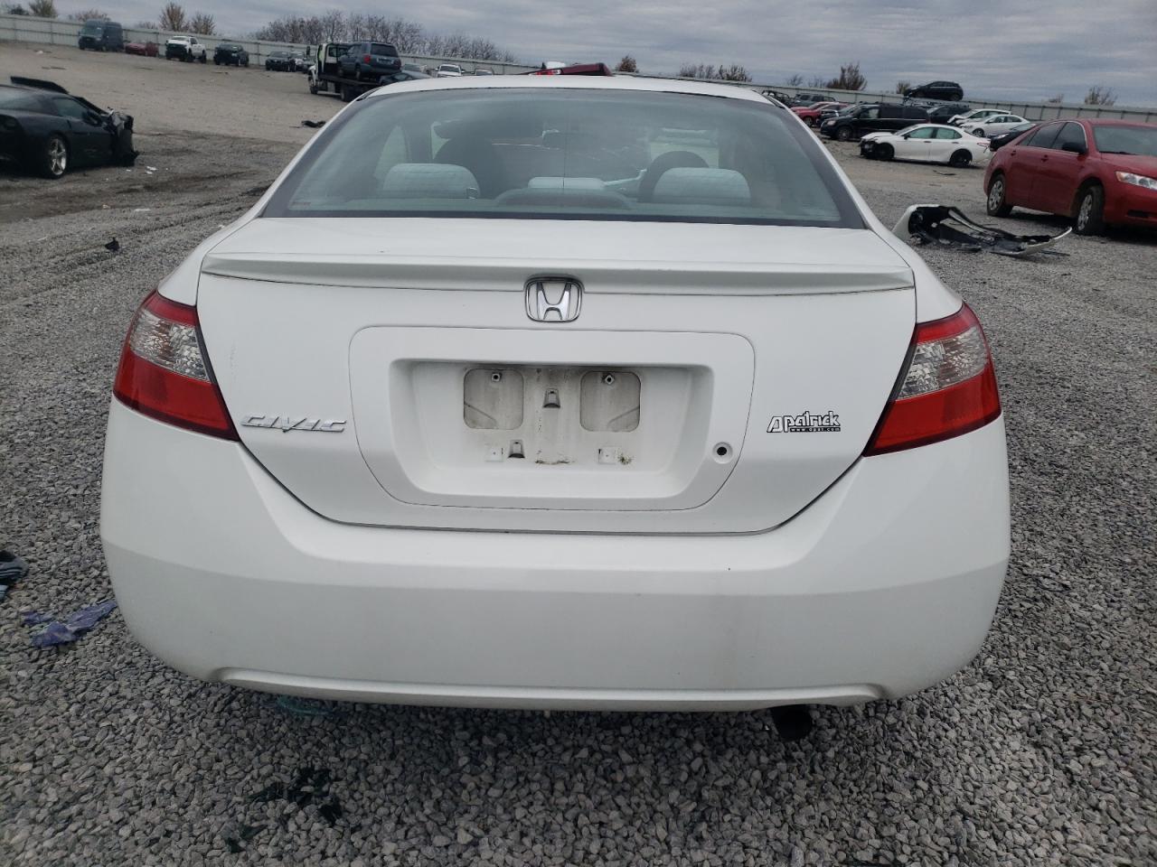 2011 Honda Civic VIN 2HGFG1B62BH512159 Copart auction photo, front end / side damage thumbnail 6
