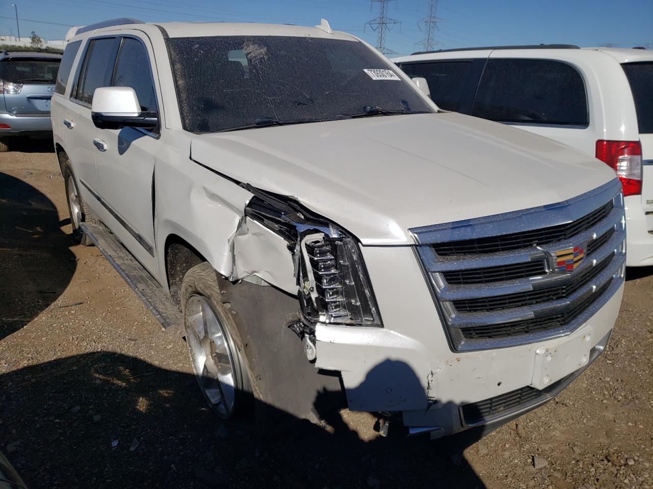 2016 Cadillac Escalade VIN 1GYS4CKJ2GR272912 Copart auction photo, rear end / front end damage thumbnail 4