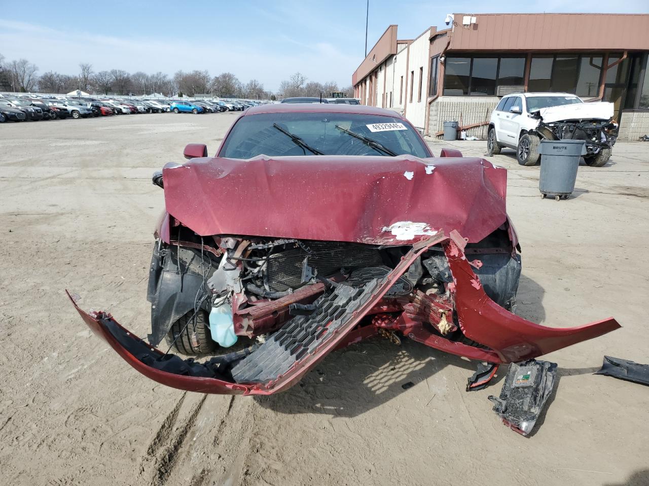 2017 Ford Mustang VIN 1FA6P8AM9H5320606 Copart auction photo, front end / side damage thumbnail 5