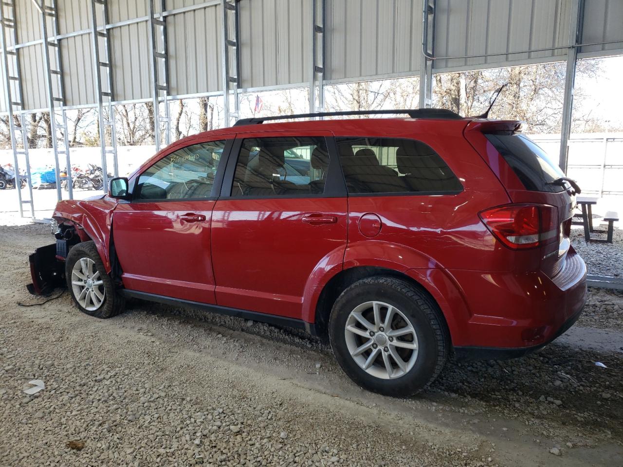 2015 Dodge Journey VIN 3C4PDCBG9FT743573 Copart auction photo, front end / side damage thumbnail 2