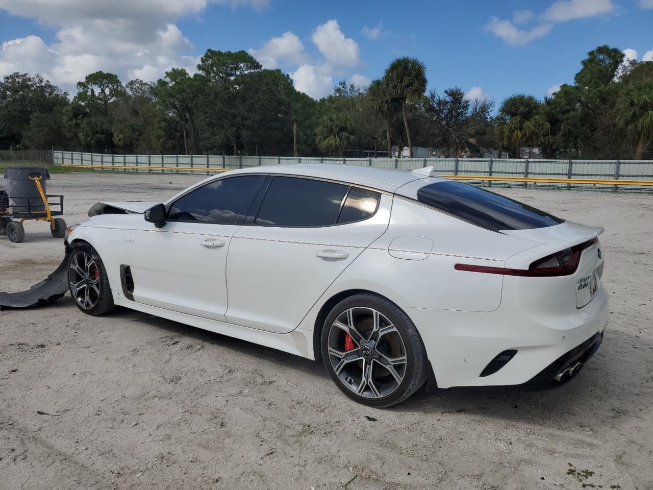 2019 KIA Stinger VIN KNAE35LC8K6051548 Copart auction photo, front end / minor dent/scratches damage thumbnail 2