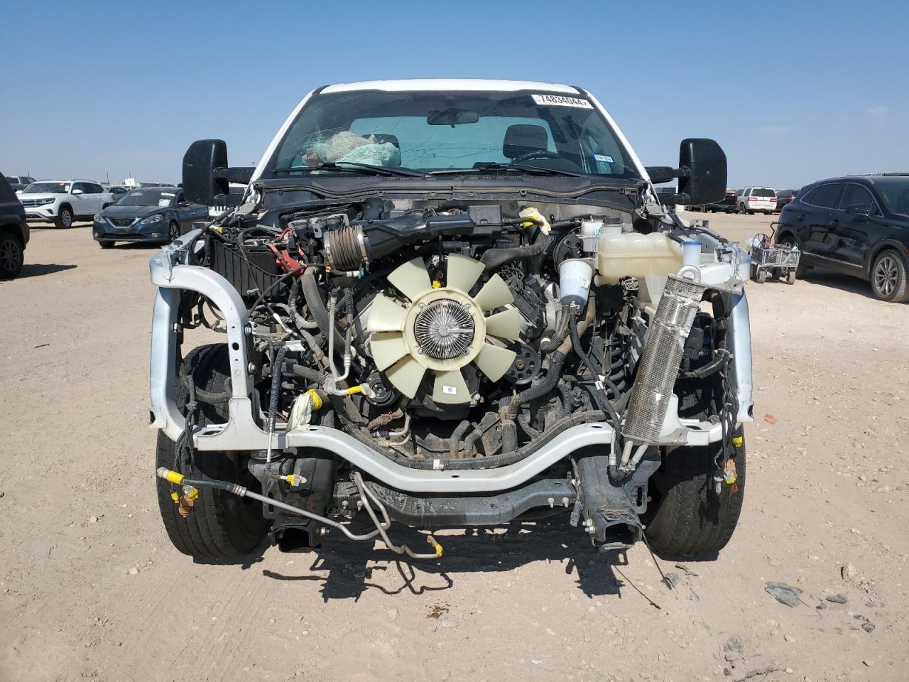 2022 Ford F250 VIN 1FTBF2A62NEF57914 Copart auction photo, front end / minor dent/scratches damage thumbnail 5