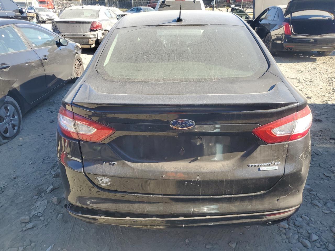 2014 Ford Fusion VIN 3FA6P0K92ER196487 Copart auction photo, rear end / front end damage thumbnail 6