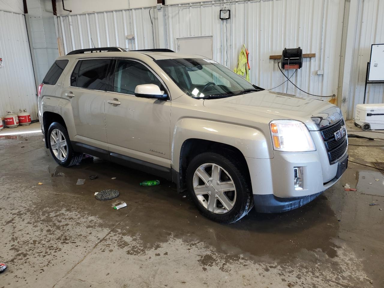 2010 GMC Terrain VIN 2CTFLFEY8A6275230 Copart auction photo, side / front end damage thumbnail 4