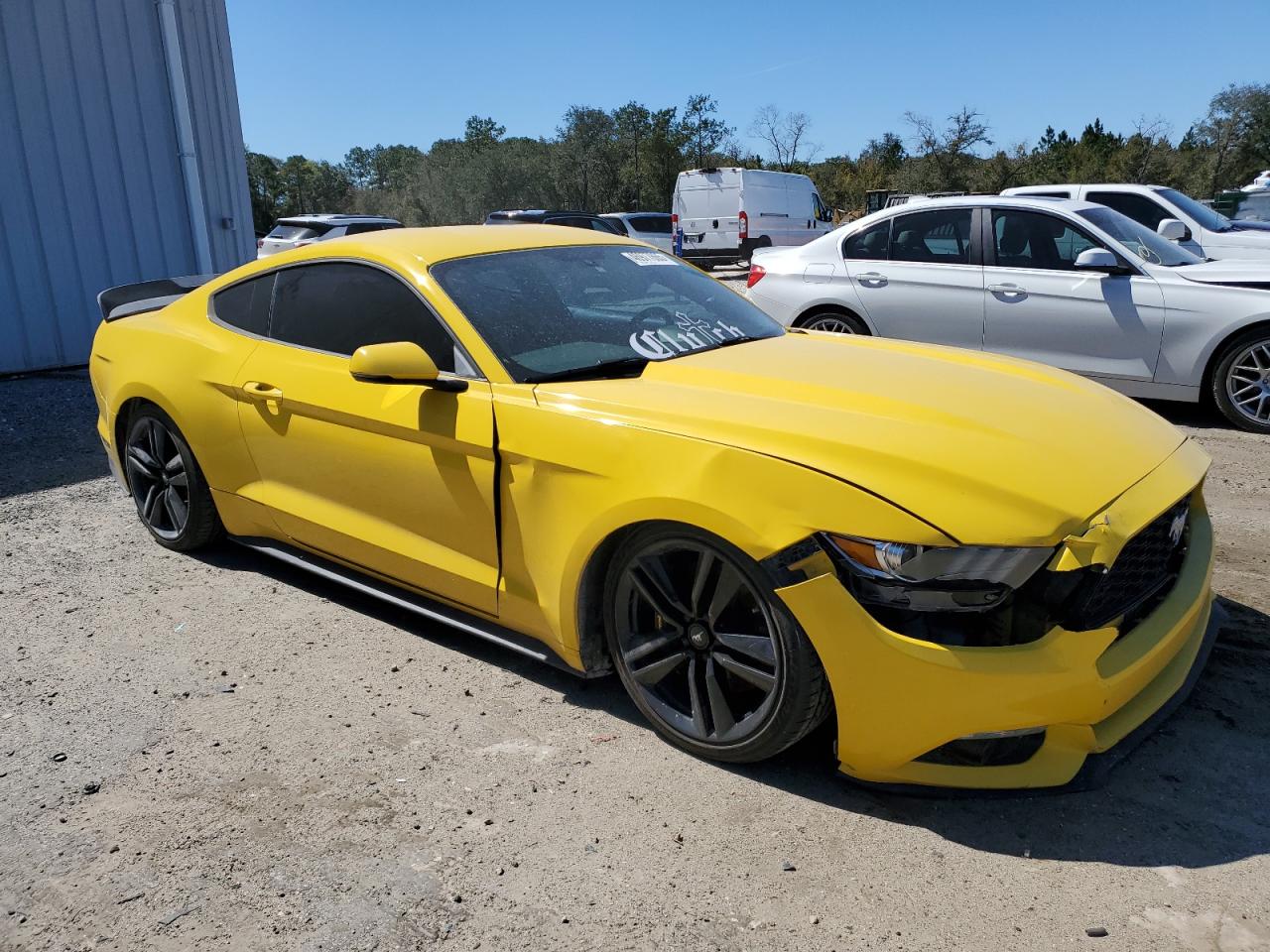2015 Ford Mustang VIN 1FA6P8TH4F5347371 Copart auction photo, front end damage thumbnail 4