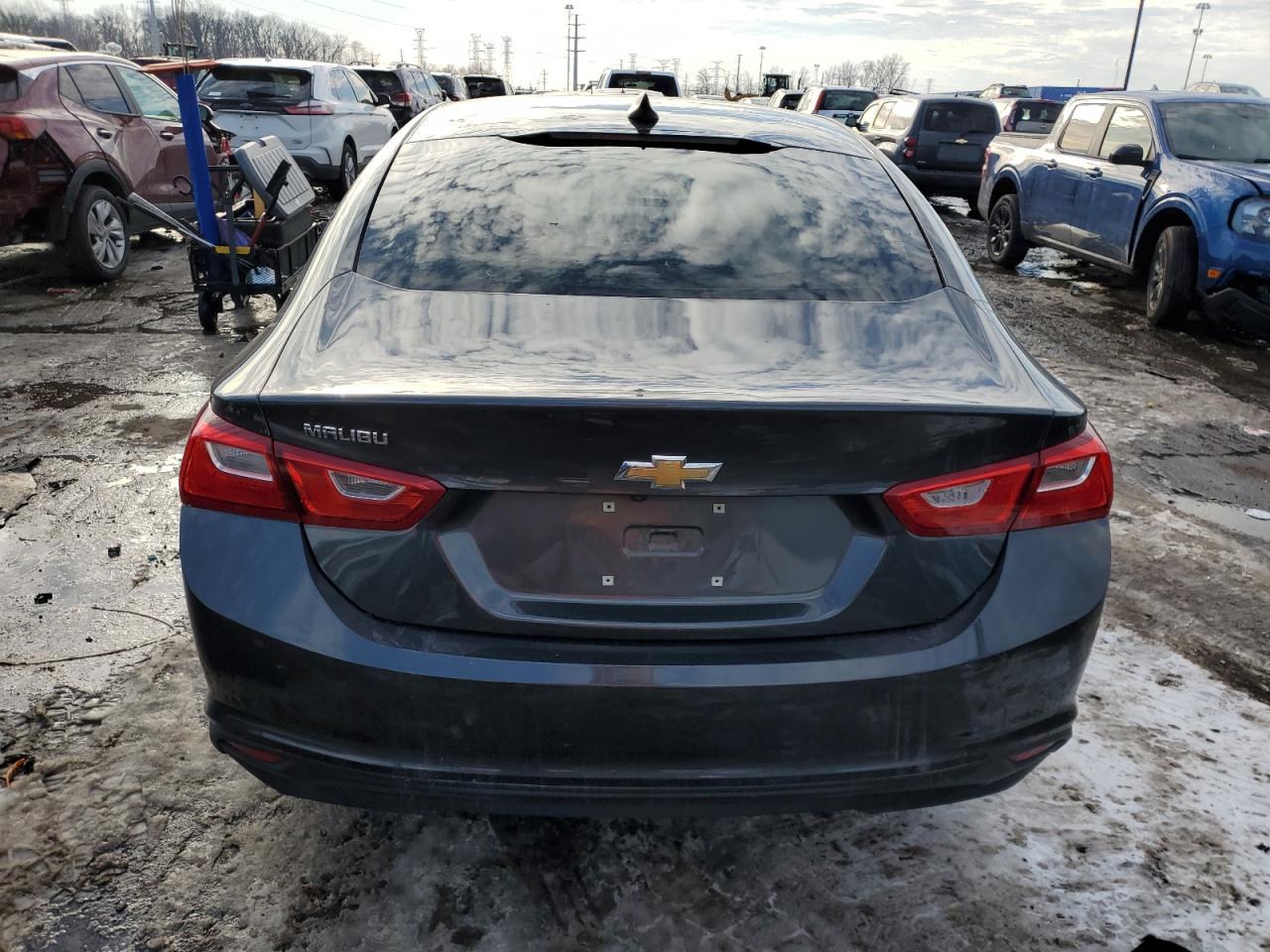 2018 Chevrolet Malibu VIN 1G1ZB5ST3JF218415 Copart auction photo, front end / side damage thumbnail 6