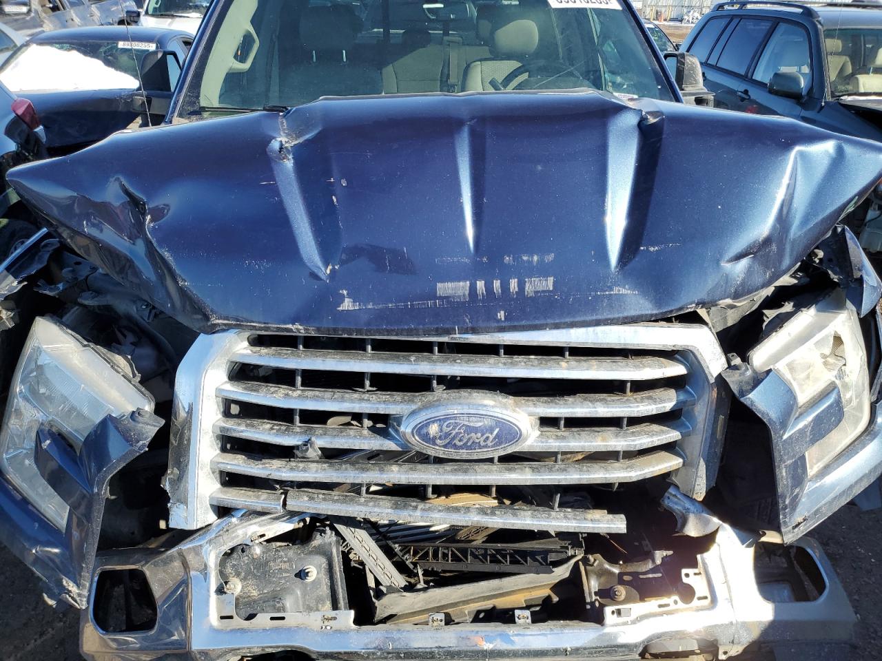 2016 Ford F-150 VIN 1FTFW1EG3GKF82680 Copart auction photo, front end damage thumbnail 11