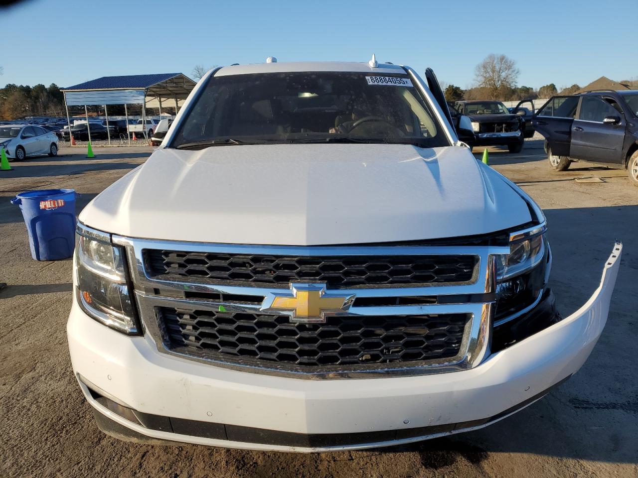 2018 Chevrolet Tahoe VIN 1GNSCBKC7JR175420 Copart auction photo, all over damage thumbnail 5