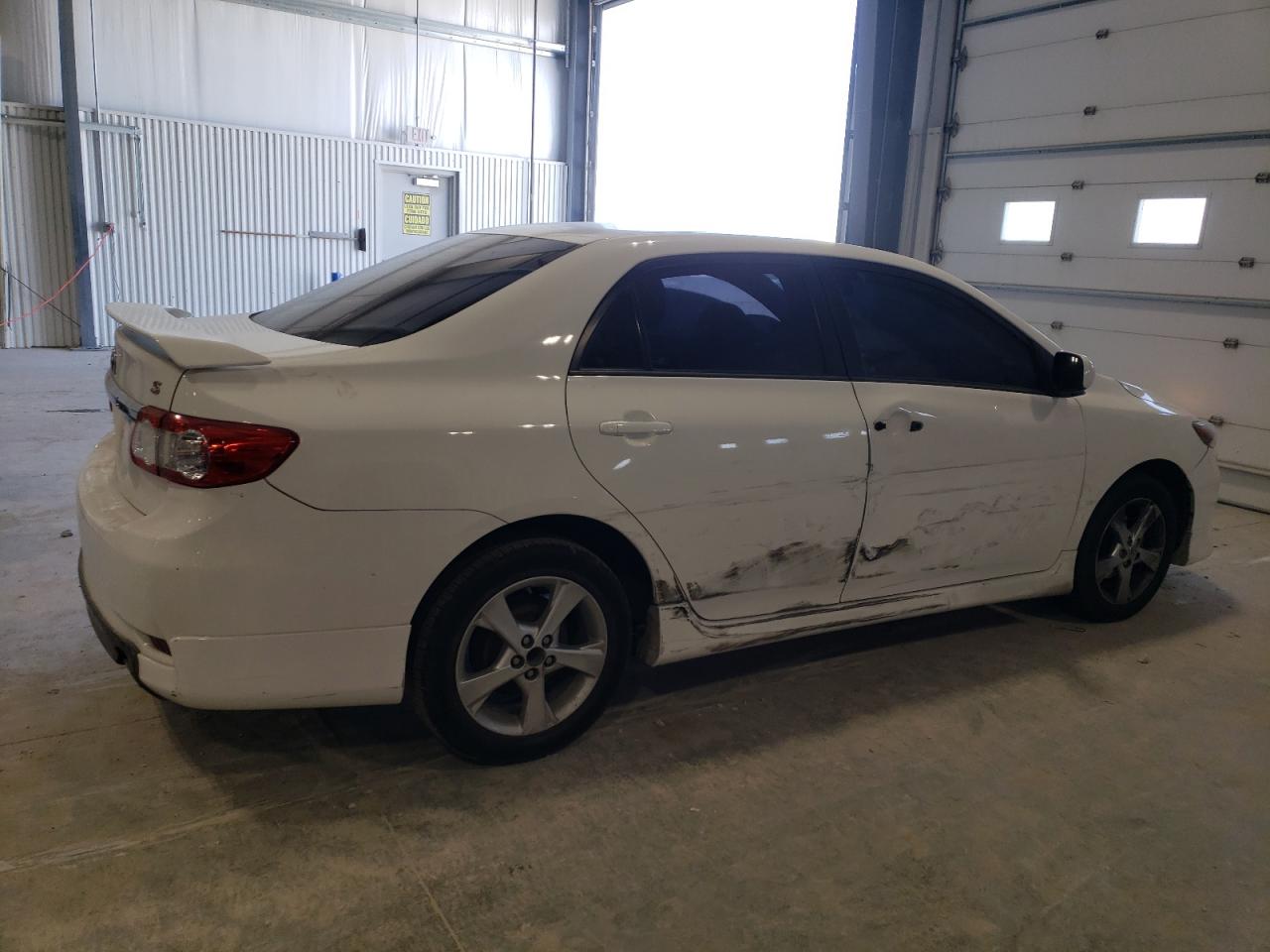 2012 Toyota Corolla VIN 2T1BU4EE5CC800196 Copart auction photo, all over / hail damage thumbnail 3