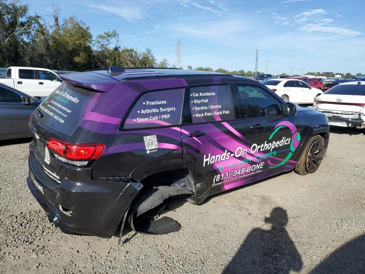 2021 Jeep Grand Cherokee VIN 1C4RJFN90MC789561 Copart auction photo, side damage thumbnail 3
