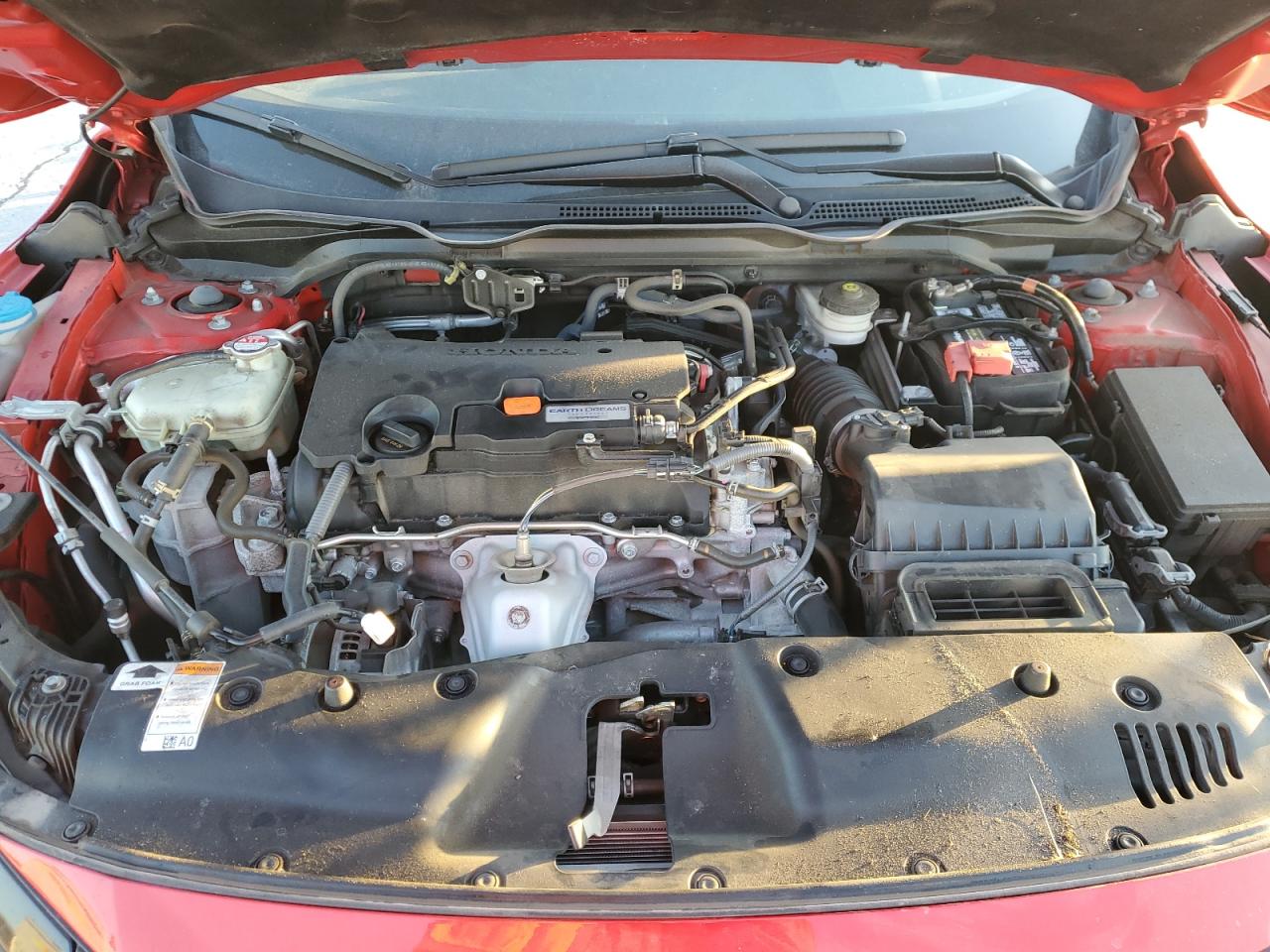 2019 Honda Civic VIN 2HGFC2F80KH603363 Copart auction photo, rear end damage thumbnail 11