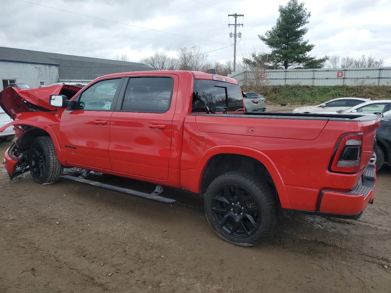 2021 RAM 1500 VIN 1C6SRFJT4MN516954 Copart auction photo, front end damage thumbnail 2