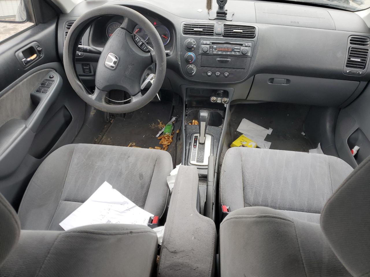 2004 Honda Civic VIN 2HGES16554H513580 Copart auction photo, front end / undercarriage damage thumbnail 8