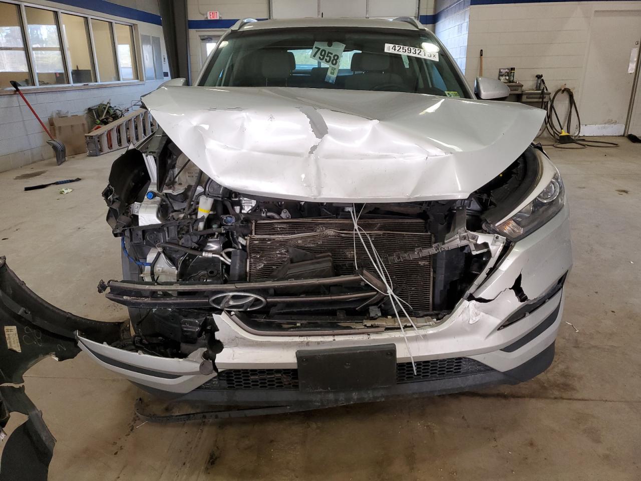 2016 Hyundai Tucson VIN KM8J3CA48GU143856 Copart auction photo, front end damage thumbnail 5