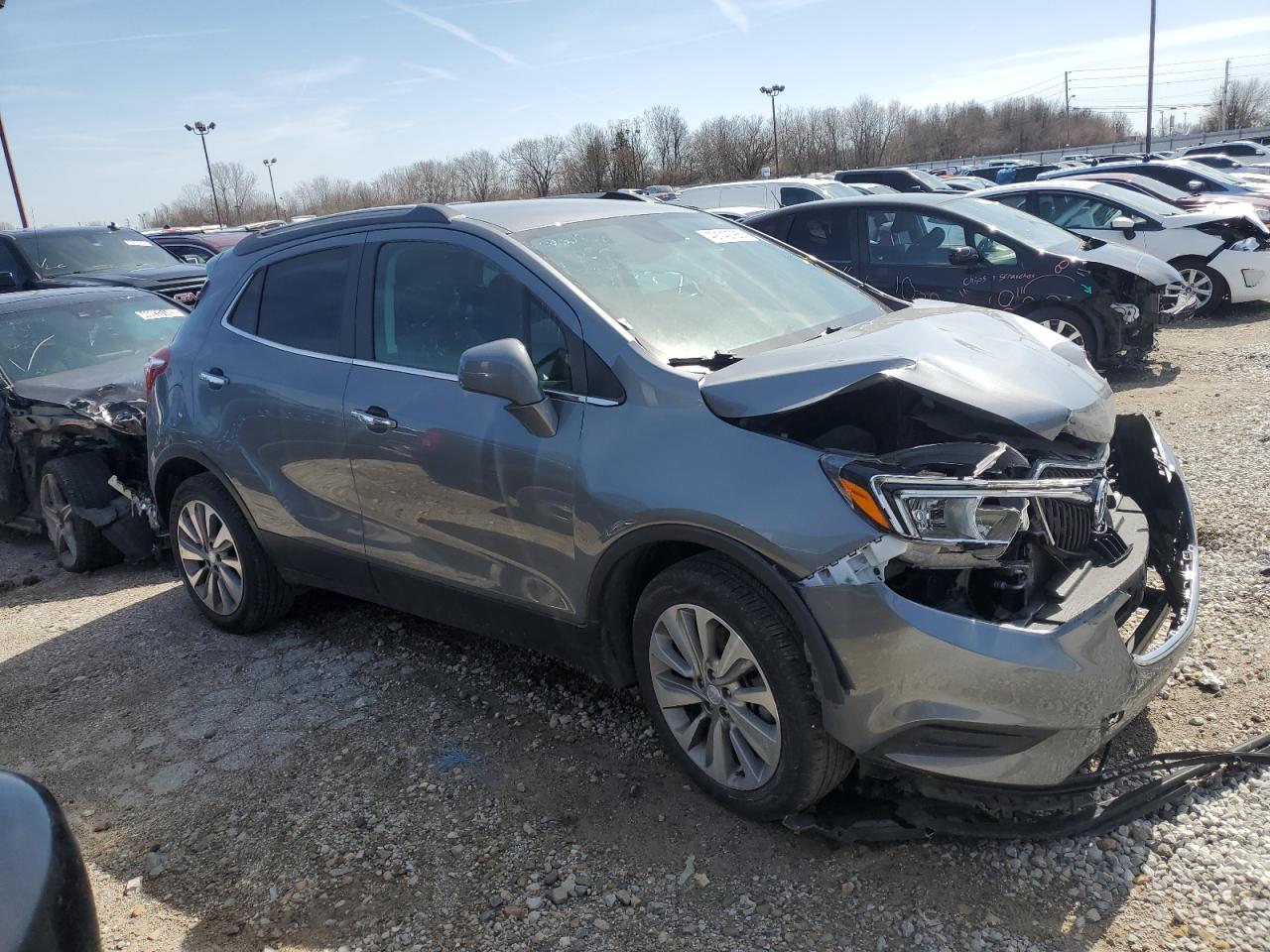 2020 Buick Encore VIN KL4CJASB3LB001337 Copart auction photo, front end / minor dent/scratches damage thumbnail 4