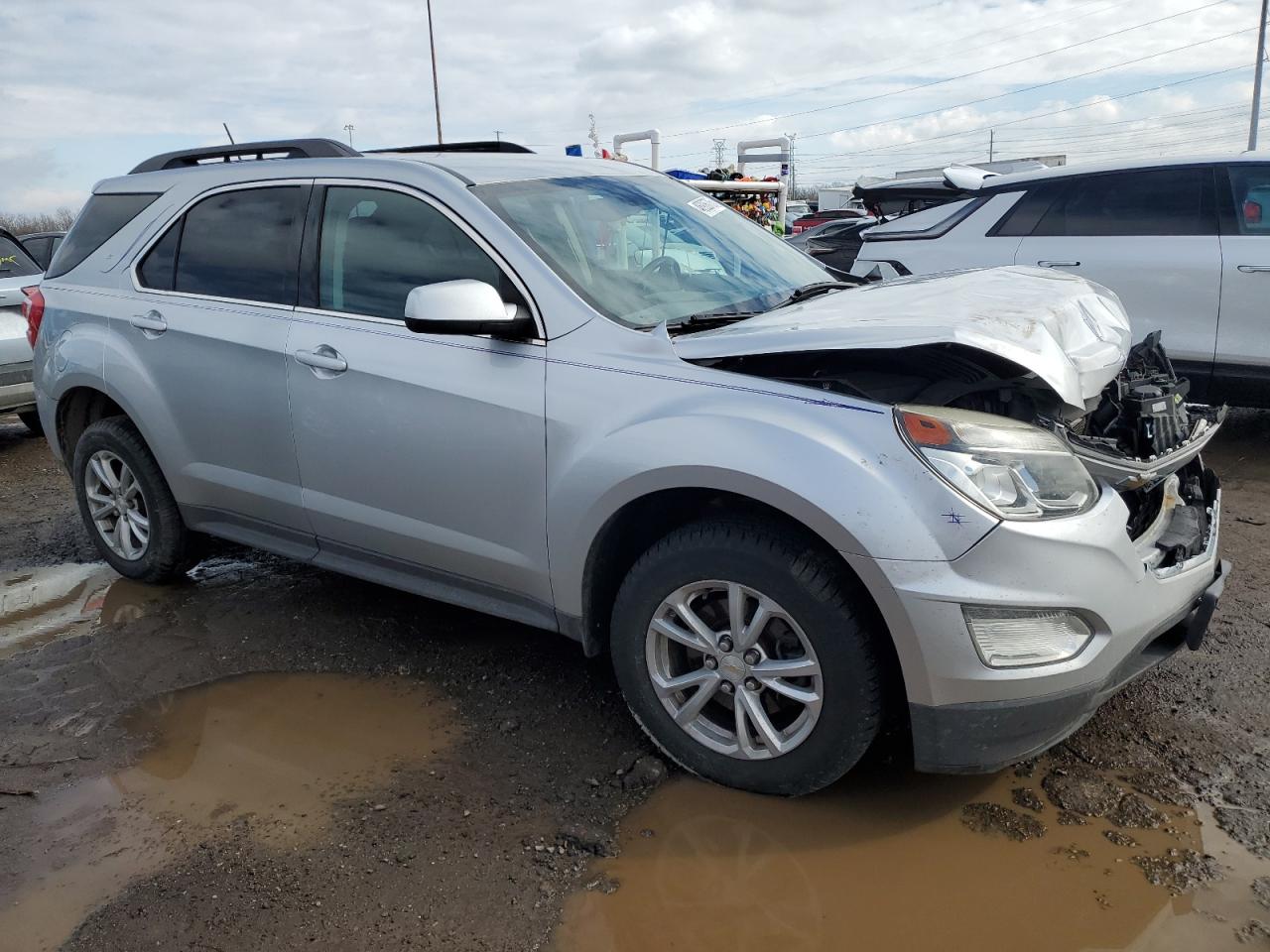 2016 Chevrolet Equinox VIN 2GNALCEK2G6152362 Copart auction photo, front end / undercarriage damage thumbnail 4