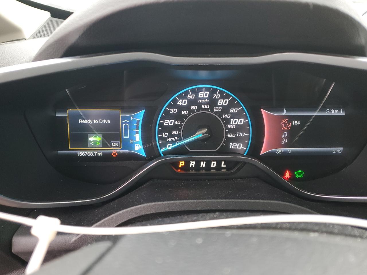 2013 Ford C-MAX VIN 1FADP5CUXDL536537 Copart auction photo, rear end / side damage thumbnail 9