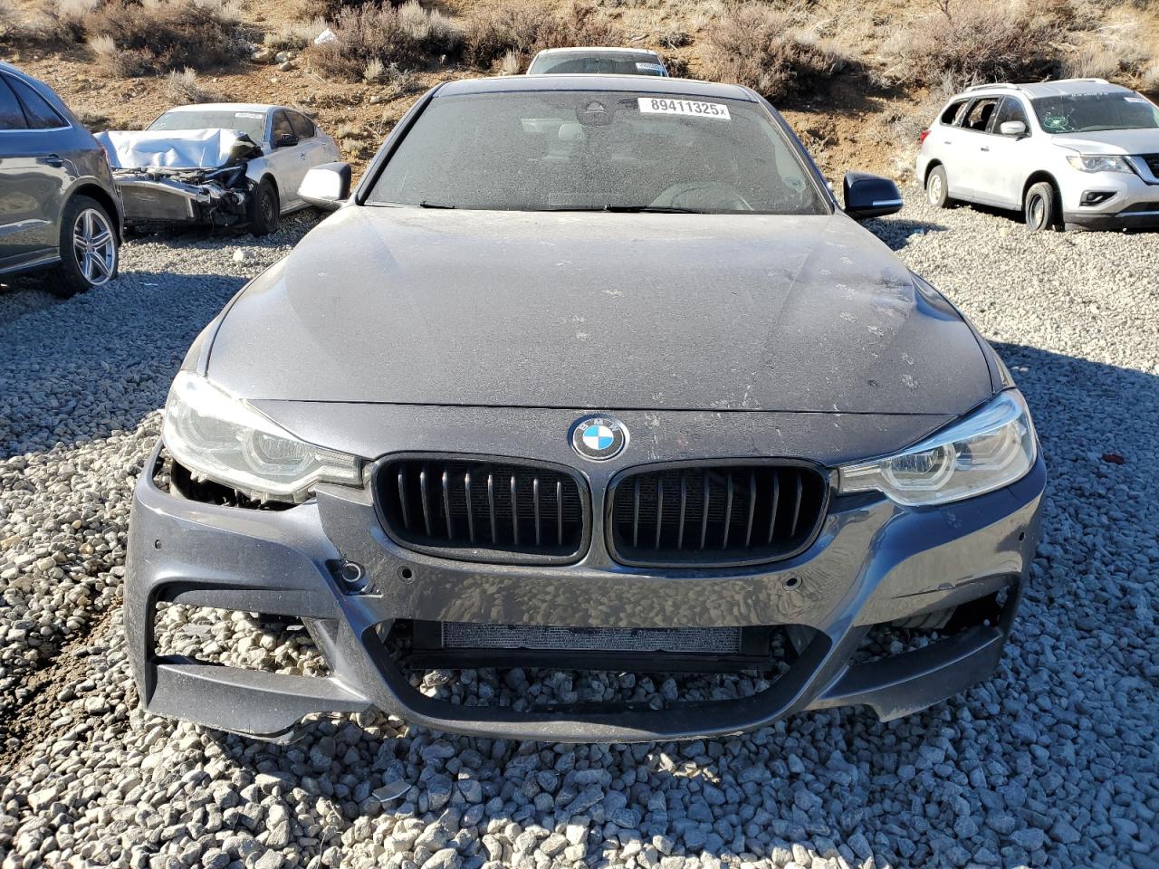 2016 BMW 3er VIN WBA8B7G57GNT14438 Copart auction photo, all over damage thumbnail 5