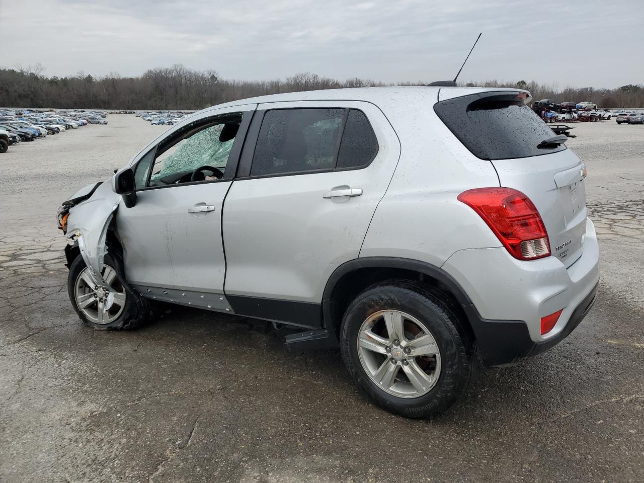 2022 Chevrolet Trax VIN KL7CJNSM2NB552163 Copart auction photo, front end / side damage thumbnail 2