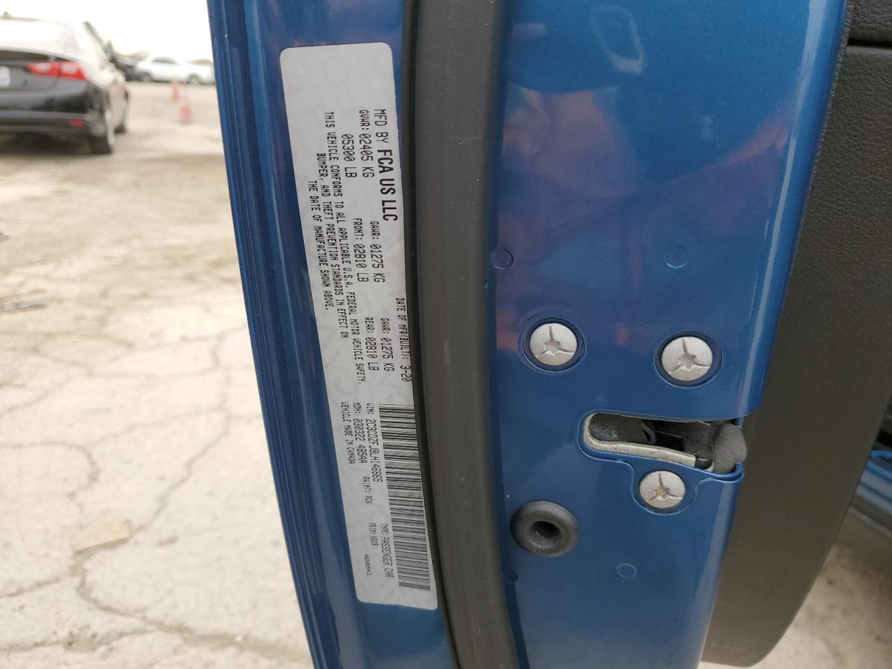 2020 Dodge Challenger VIN 2C3CDZFJ9LH146665 Copart auction photo, front end damage thumbnail 12