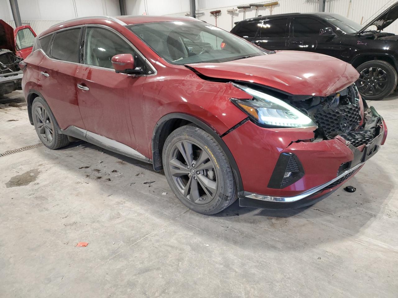 2019 Nissan Murano VIN 5N1AZ2MS5KN122890 Copart auction photo, front end damage thumbnail 4