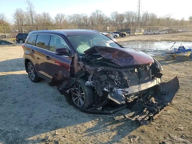 2019 Toyota Highlander VIN 5TDJZRFH1KS741429 Copart auction photo, front end / undercarriage damage thumbnail 12
