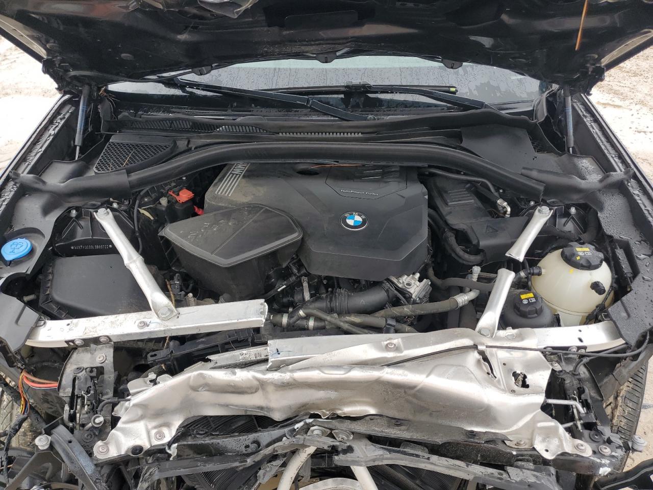 2020 BMW X3 VIN 5UXTY3C09L9B89722 Copart auction photo, front end damage thumbnail 12