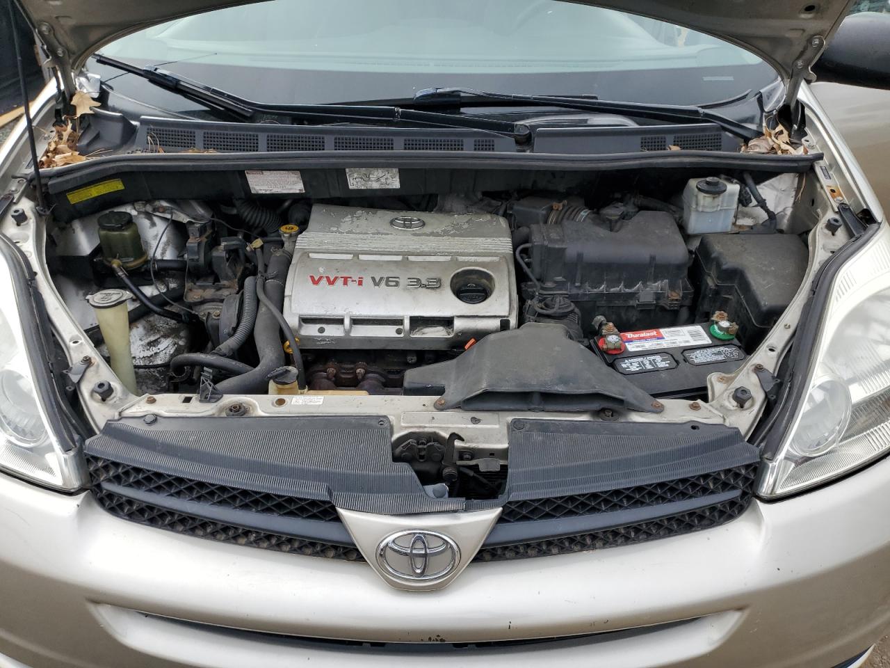 2005 Toyota Sienna VIN 5TDZA23C55S341260 Copart auction photo, all over damage thumbnail 12