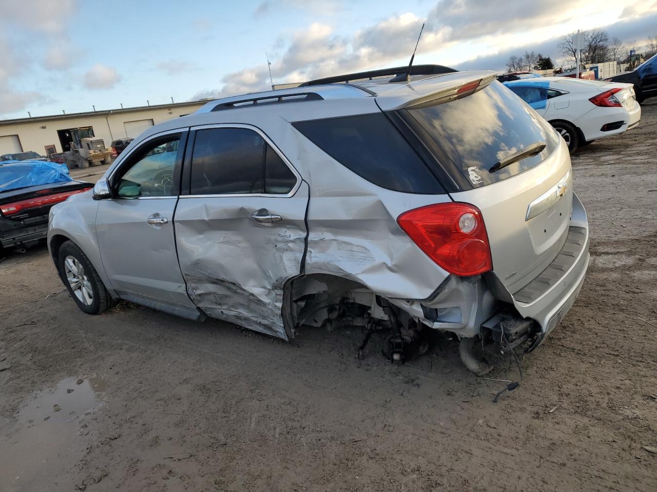 2011 Chevrolet Equinox VIN 2CNFLGECXB6329937 Copart auction photo, rear end / side damage thumbnail 2