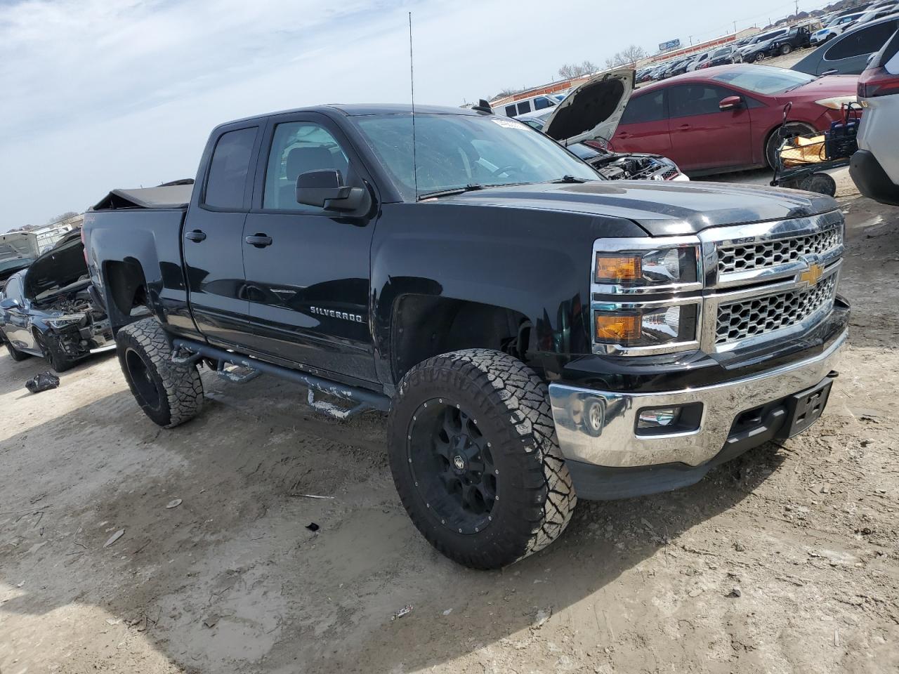 2015 Chevrolet Silverado VIN 1GCVKREC5FZ230922 Copart auction photo, front end / undercarriage damage thumbnail 4