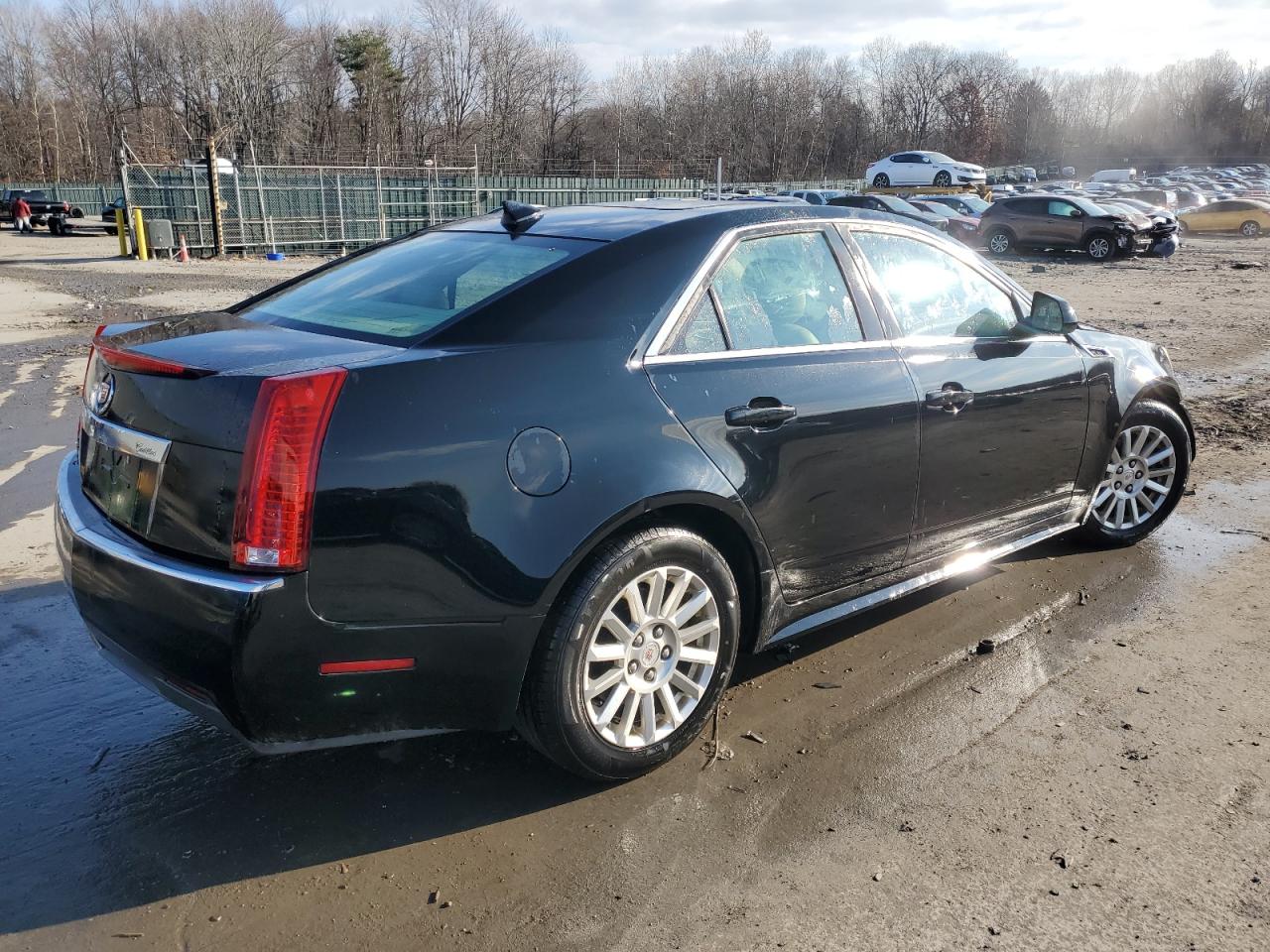 2013 Cadillac CTS VIN 1G6DH5E5XD0165686 Copart auction photo, side / front end damage thumbnail 3