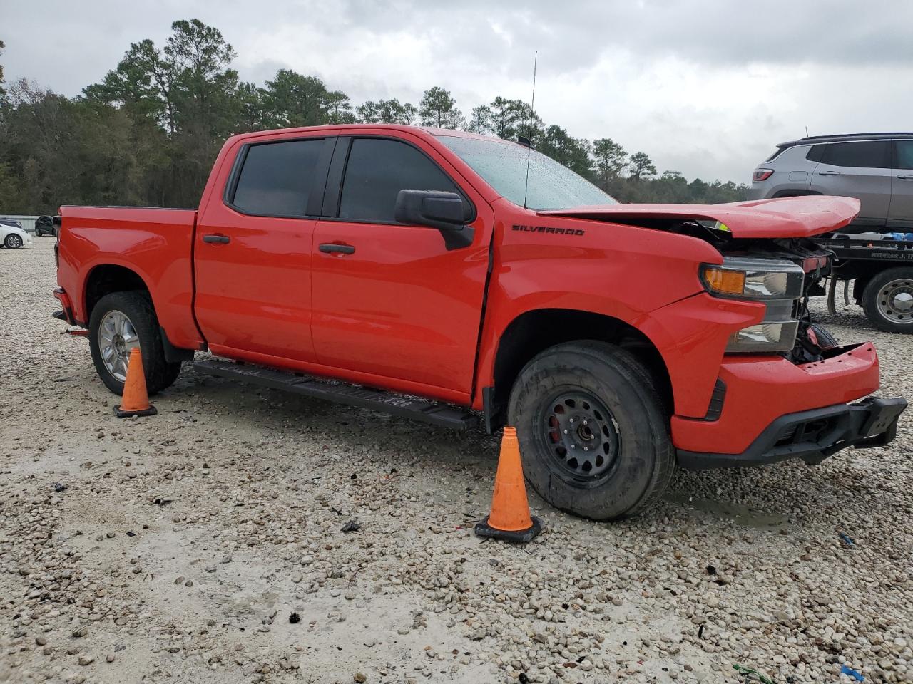 2020 Chevrolet Silverado VIN 3GCPWBEK9LG336880 Copart auction photo, front end / side damage thumbnail 4