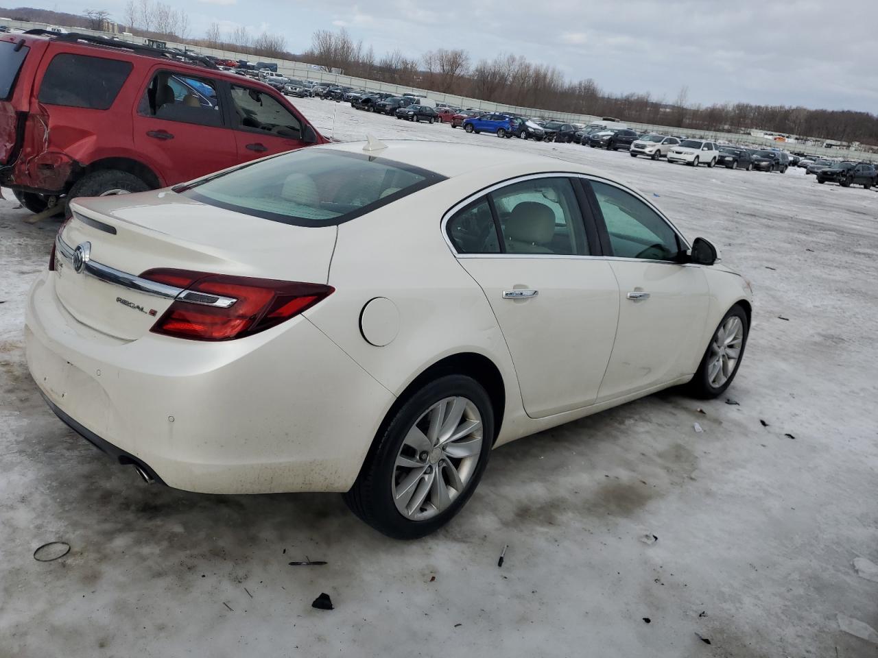 2014 Buick Regal VIN 2G4GN5EX7E9234602 Copart auction photo, all over damage thumbnail 3