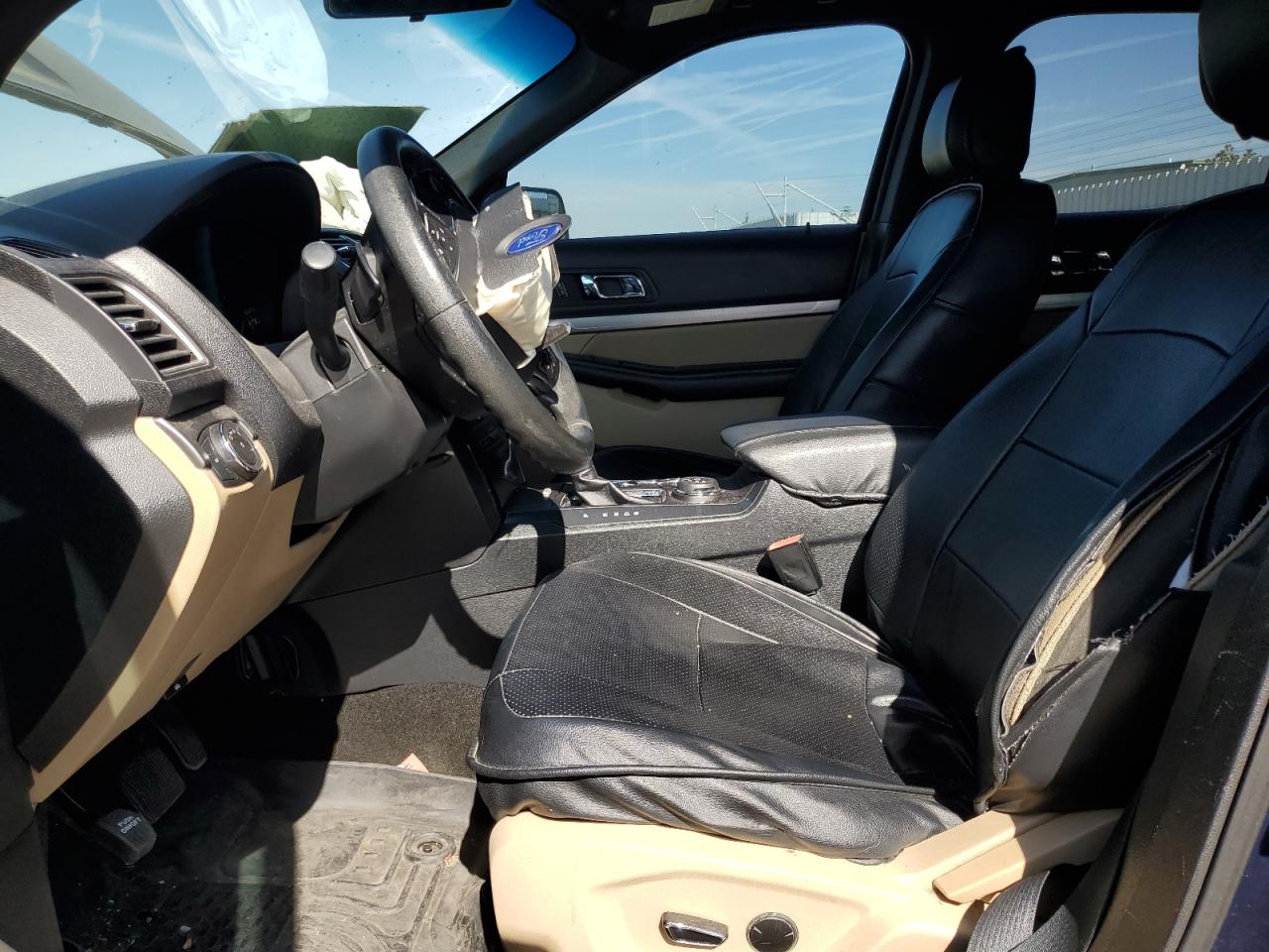 2016 Ford Explorer VIN 1FM5K8B81GGA94422 Copart auction photo, front end / undercarriage damage thumbnail 7