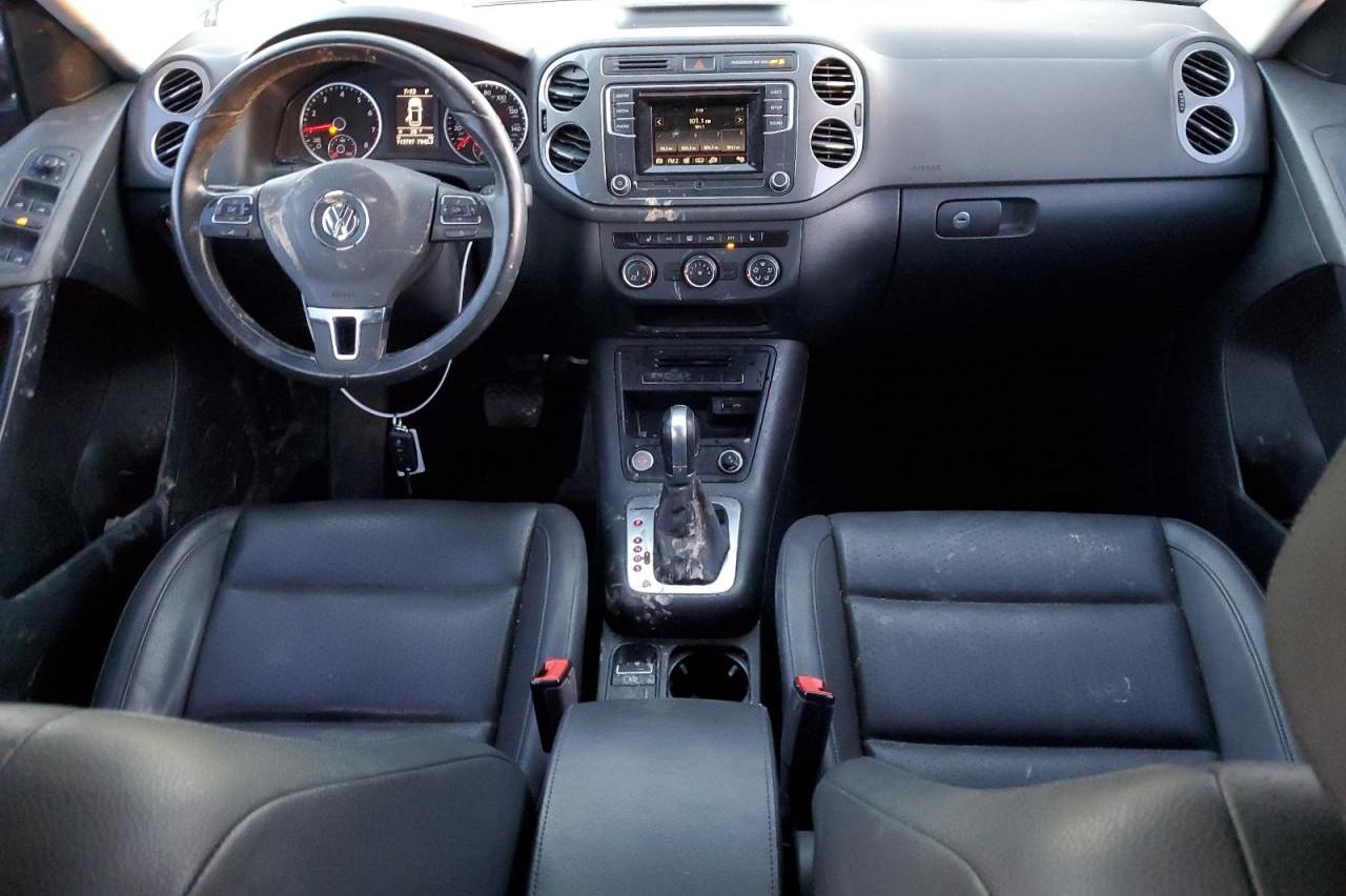 2016 Volkswagen Tiguan VIN WVGBV7AX5GW606489 Copart auction photo, front end / hail damage thumbnail 8