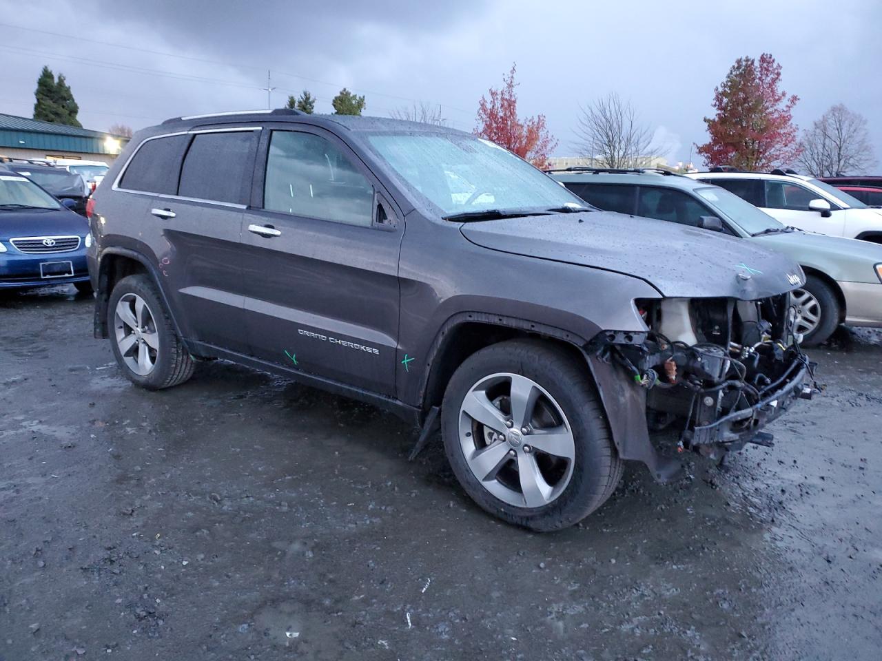 2015 Jeep Grand Cherokee VIN 1C4RJFBG2FC667600 Copart auction photo, all over damage thumbnail 4