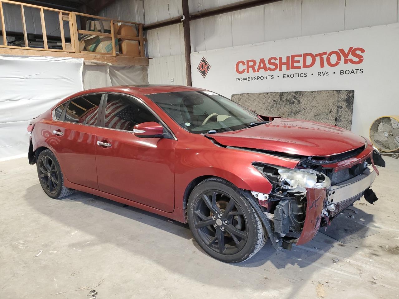2015 Nissan Altima VIN 1N4BL3AP5FC498139 Copart auction photo, front end / rear end damage thumbnail 4