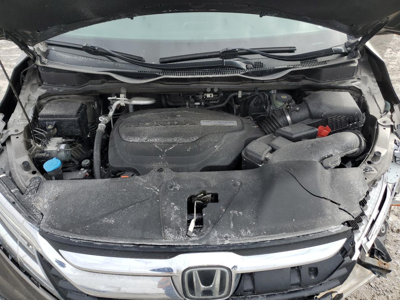 2018 Honda Odyssey VIN 5FNRL6H93JB005636 Copart auction photo, front end damage thumbnail 14