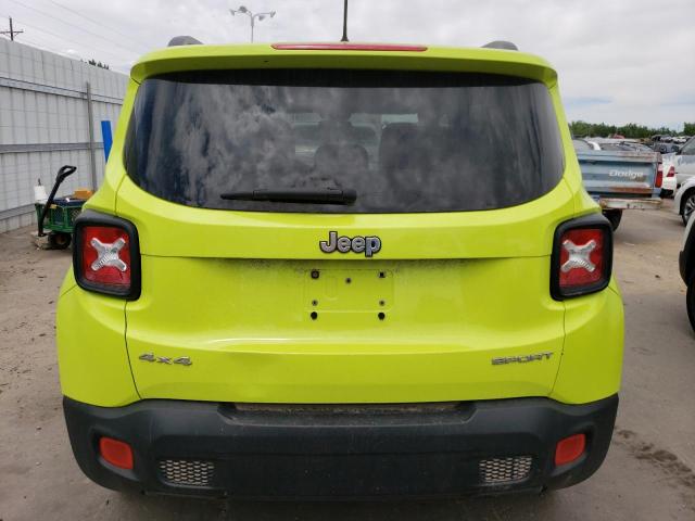 2017 Jeep Renegade VIN ZACCJBAH8HPG17758 Copart auction photo, front end / minor dent/scratches damage thumbnail 6