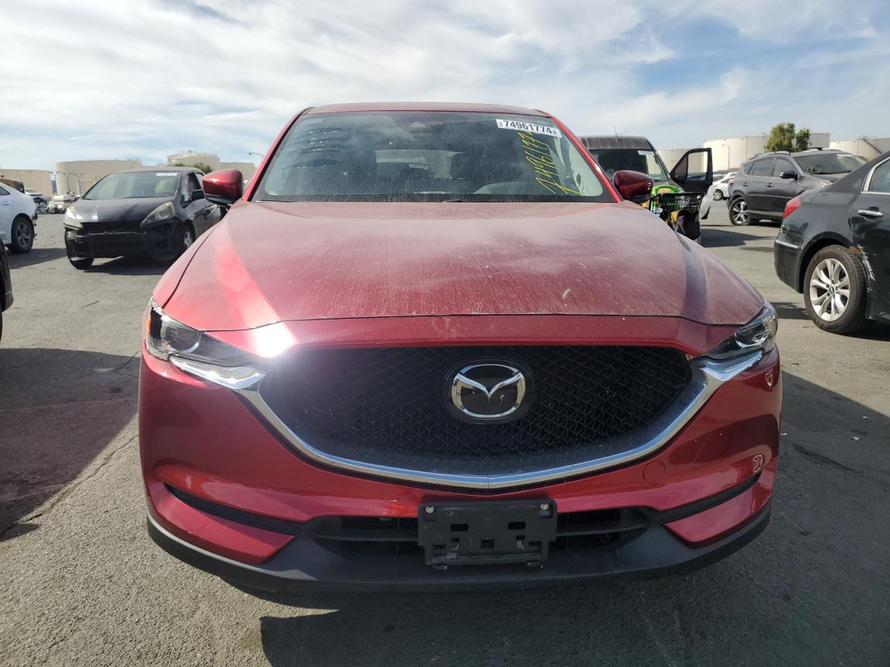 2021 Mazda CX-5 VIN JM3KFBCM9M0495166 Copart auction photo, rear end damage thumbnail 5