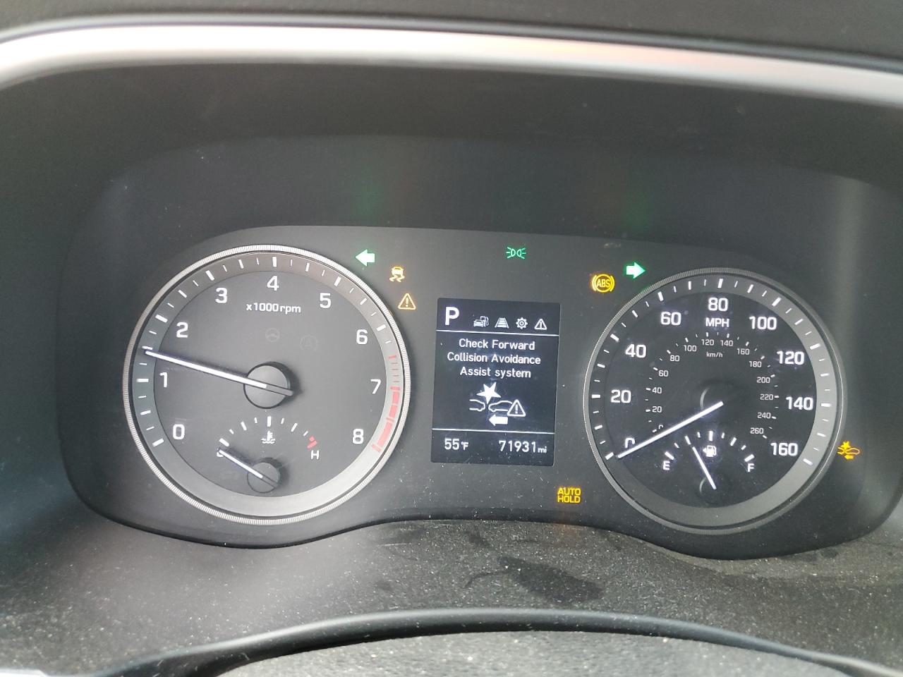 2020 Hyundai Tucson VIN KM8J23A42LU181791 Copart auction photo, front end damage thumbnail 9